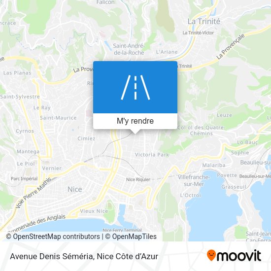 Avenue Denis Séméria plan