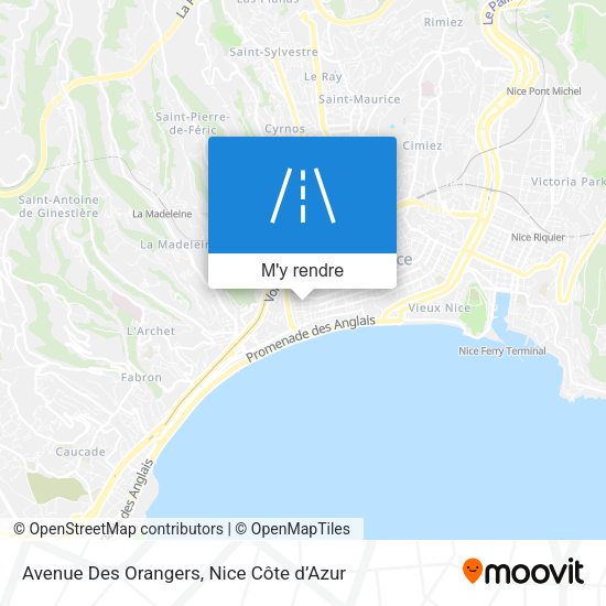 Avenue Des Orangers plan