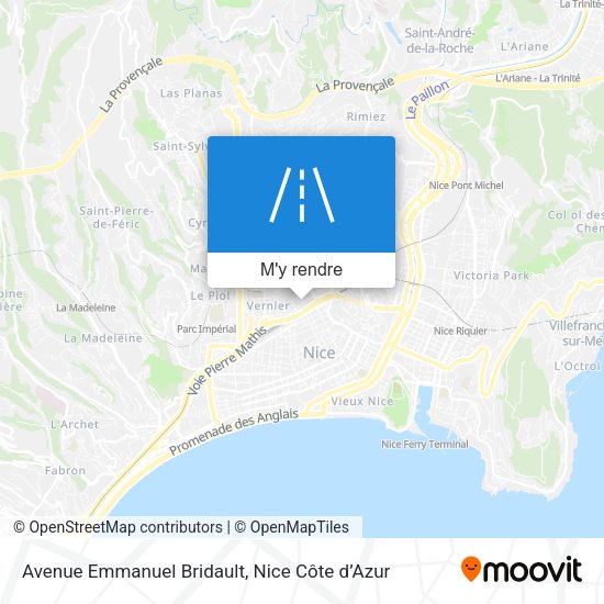 Avenue Emmanuel Bridault plan