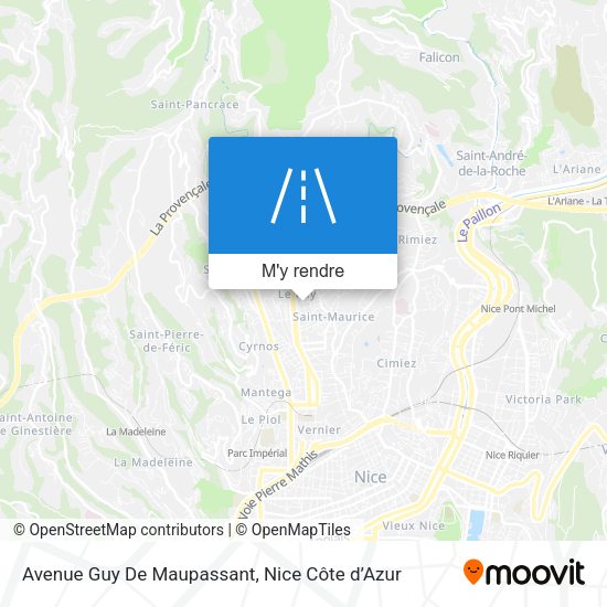 Avenue Guy De Maupassant plan