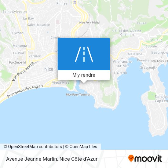 Avenue Jeanne Marlin plan