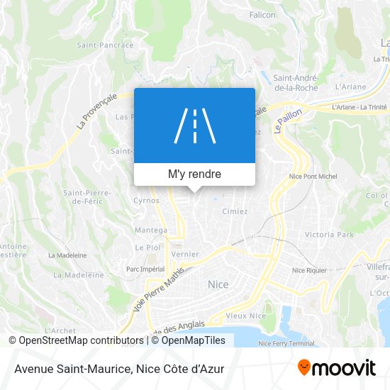 Avenue Saint-Maurice plan