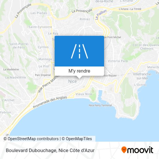 Boulevard Dubouchage plan