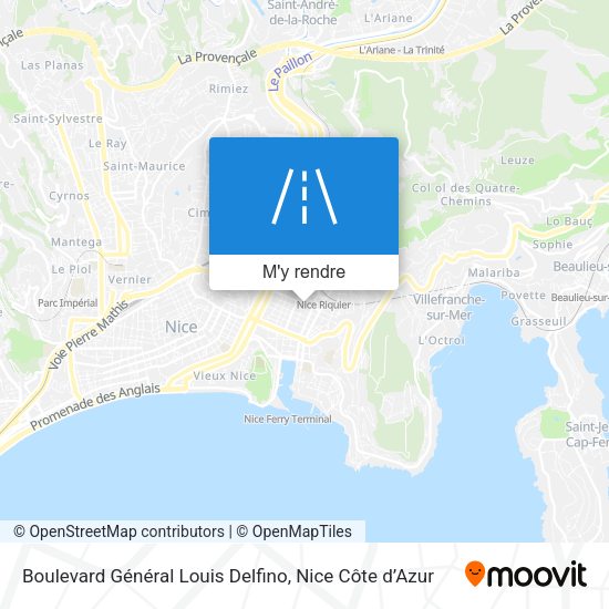 Boulevard Général Louis Delfino plan