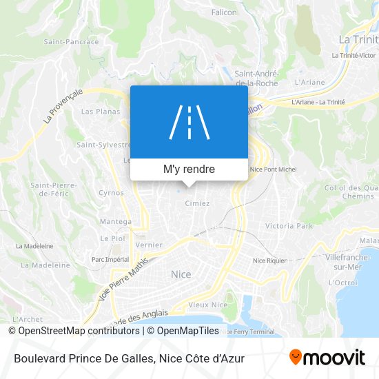 Boulevard Prince De Galles plan