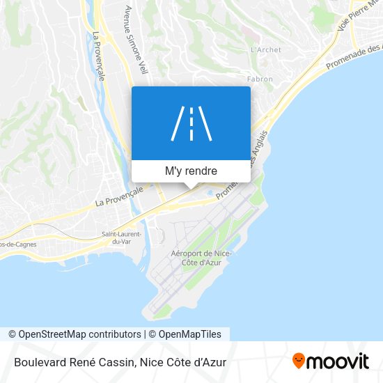 Boulevard René Cassin plan