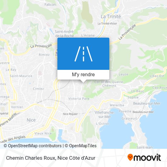 Chemin Charles Roux plan