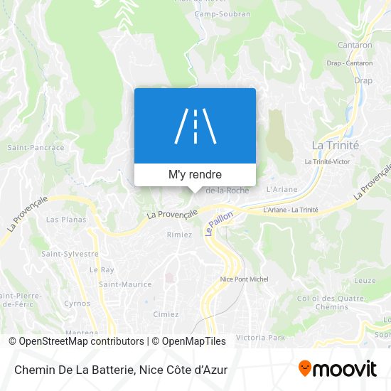 Chemin De La Batterie plan