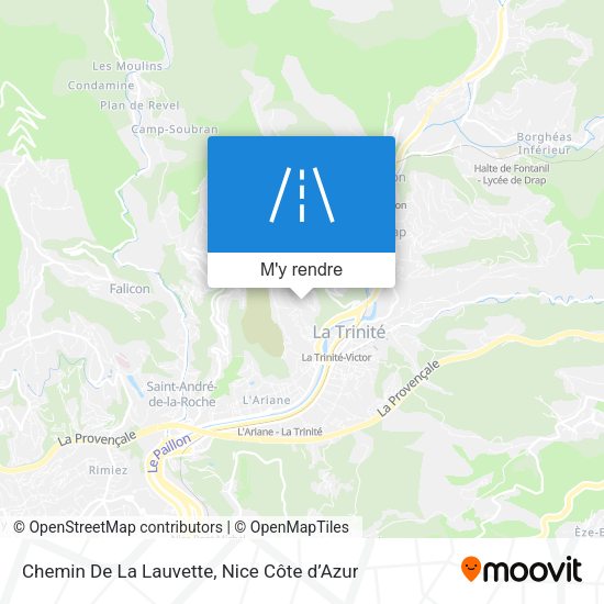Chemin De La Lauvette plan