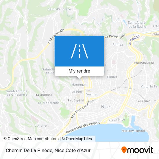 Chemin De La Pinède plan
