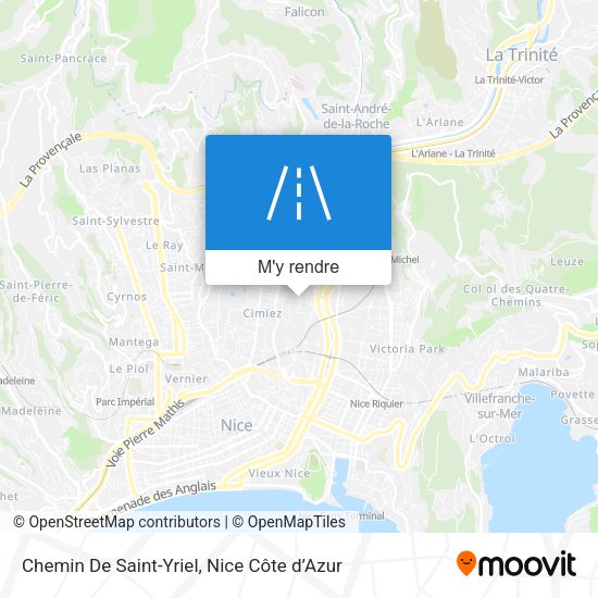 Chemin De Saint-Yriel plan