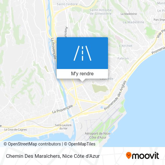 Chemin Des Maraîchers plan