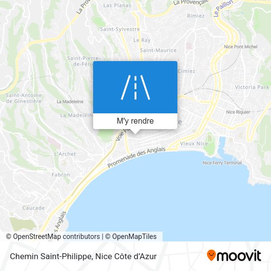 Chemin Saint-Philippe plan