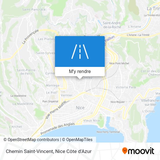 Chemin Saint-Vincent plan