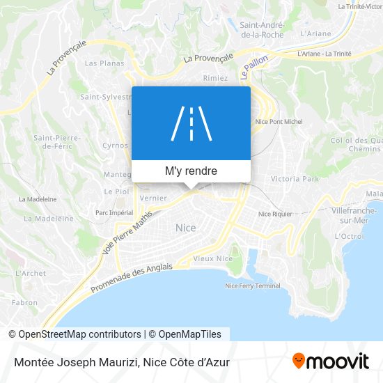 Montée Joseph Maurizi plan