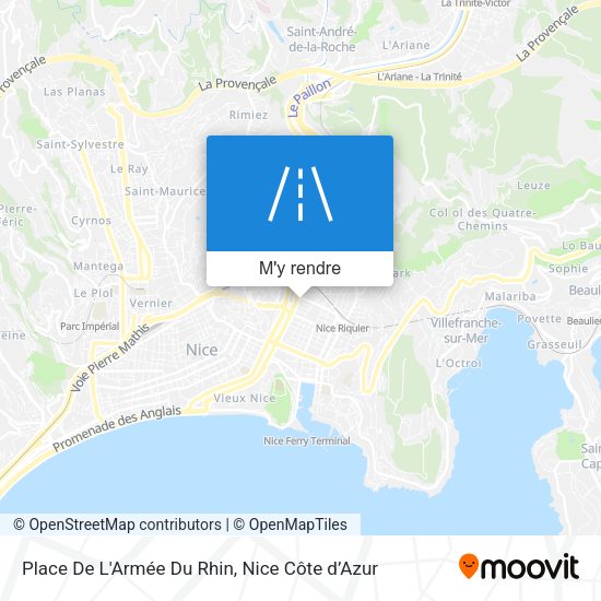 Place De L'Armée Du Rhin plan