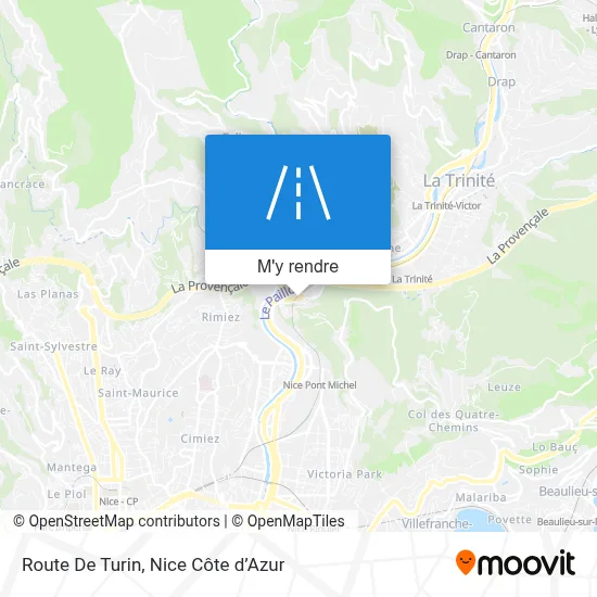 Route De Turin plan