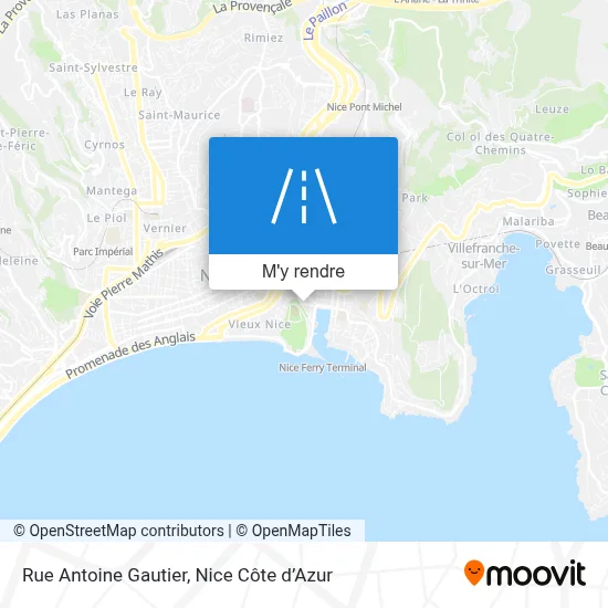 Rue Antoine Gautier plan