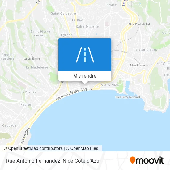 Rue Antonio Fernandez plan