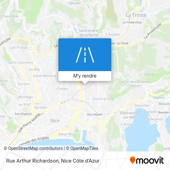 Rue Arthur Richardson plan