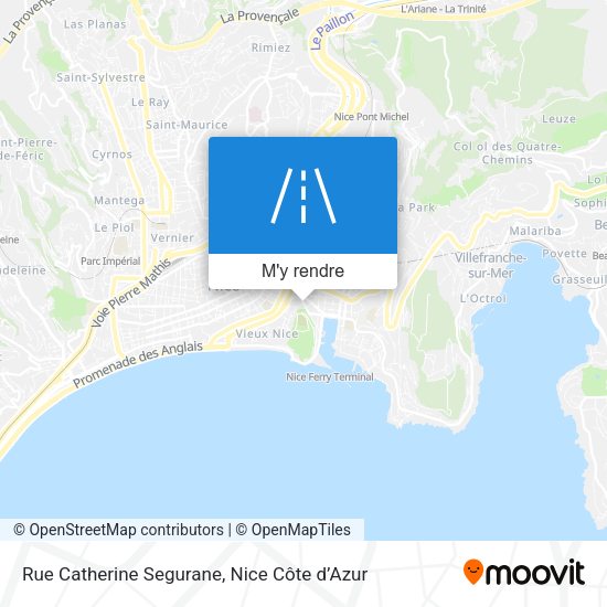 Rue Catherine Segurane plan