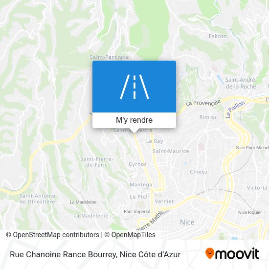 Rue Chanoine Rance Bourrey plan