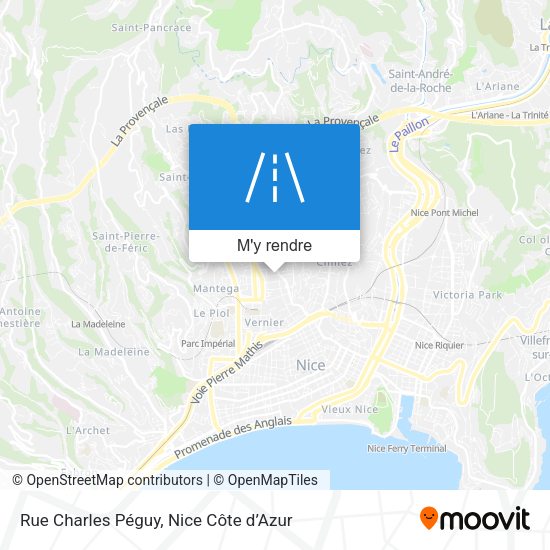 Rue Charles Péguy plan