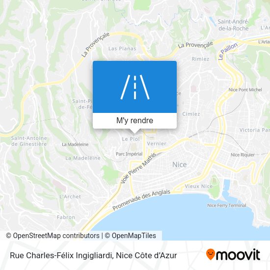 Rue Charles-Félix Ingigliardi plan