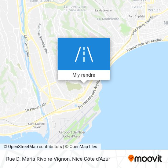 Rue D. Maria Rivoire-Vignon plan