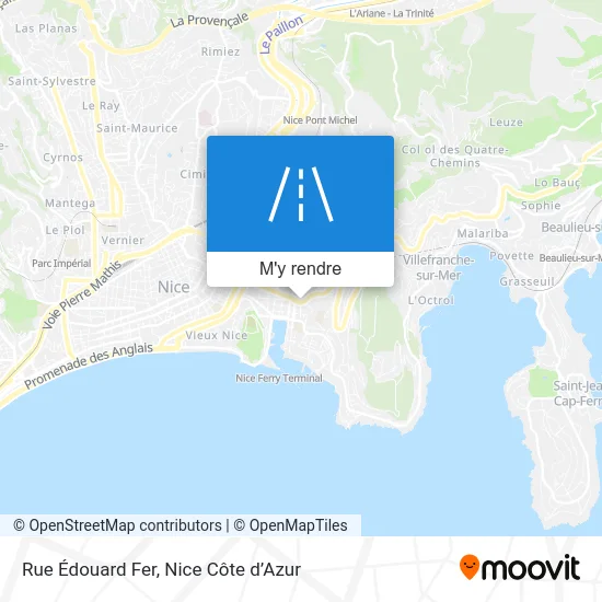 Rue Édouard Fer plan