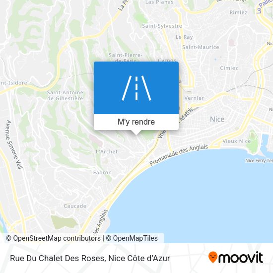 Rue Du Chalet Des Roses plan