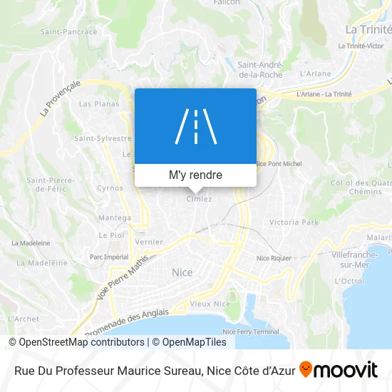 Rue Du Professeur Maurice Sureau plan