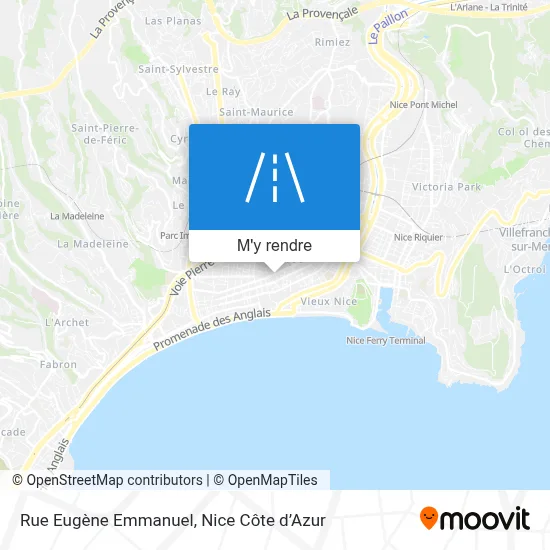 Rue Eugène Emmanuel plan