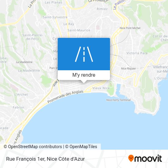 Rue François 1er plan