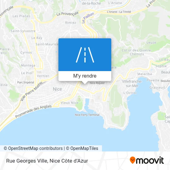 Rue Georges Ville plan