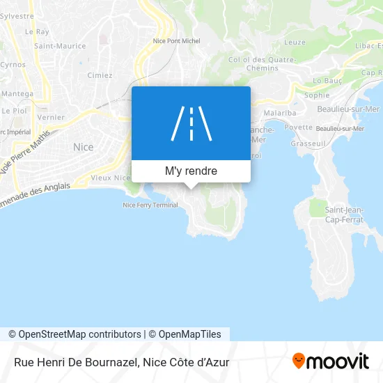 Rue Henri De Bournazel plan