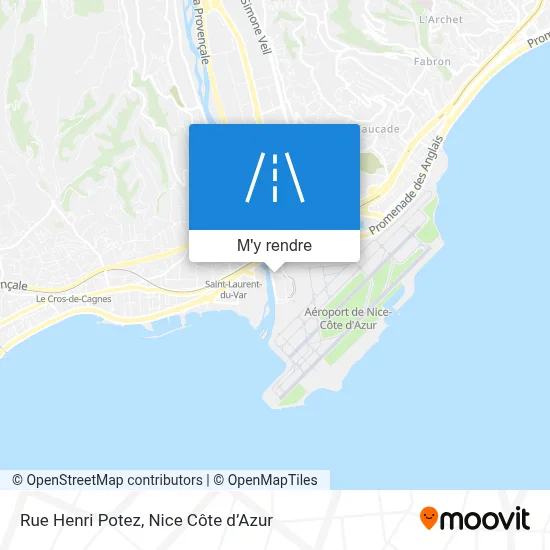Rue Henri Potez plan