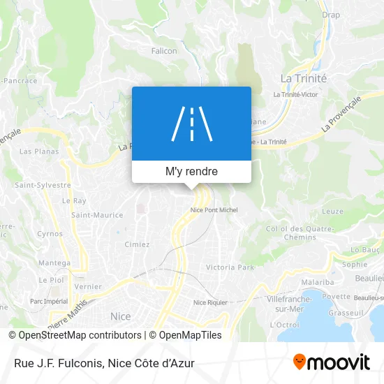 Rue J.F. Fulconis plan