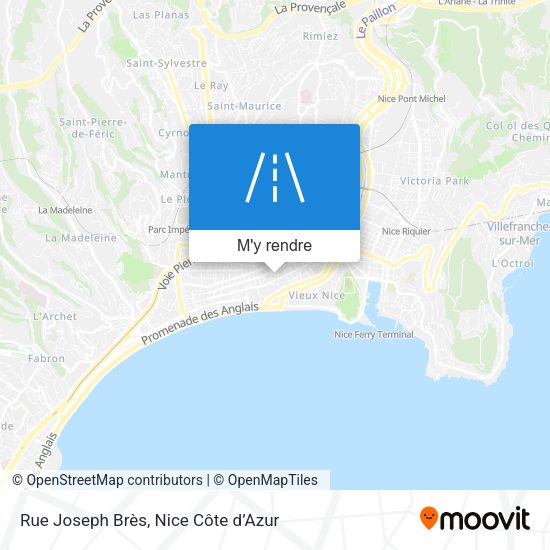 Rue Joseph Brès plan