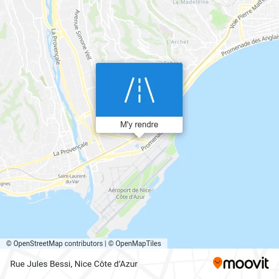 Rue Jules Bessi plan