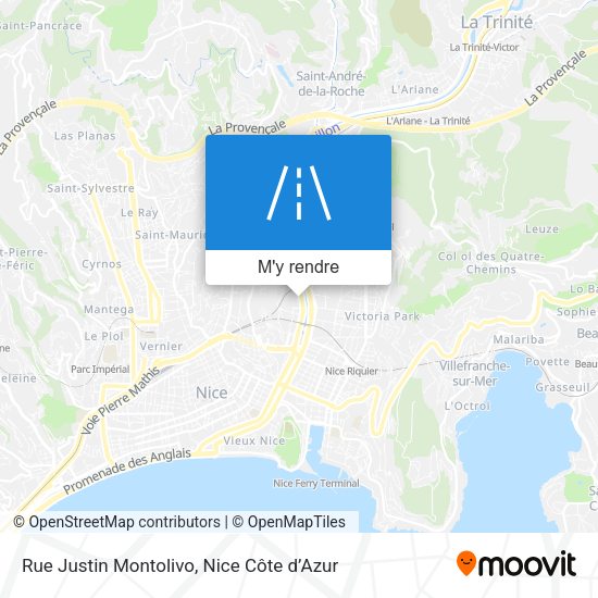 Rue Justin Montolivo plan