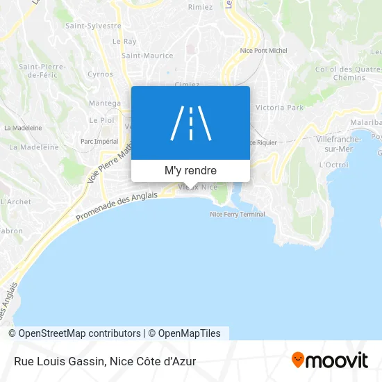 Rue Louis Gassin plan