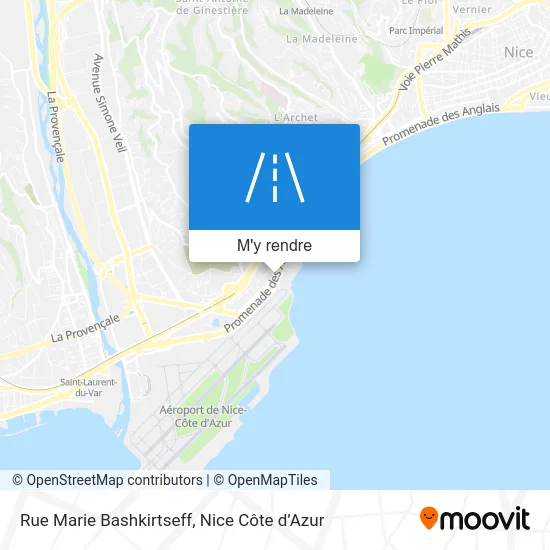 Rue Marie Bashkirtseff plan
