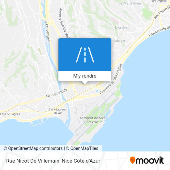 Rue Nicot De Villemain plan