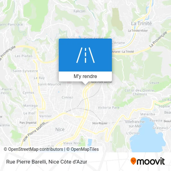 Rue Pierre Barelli plan