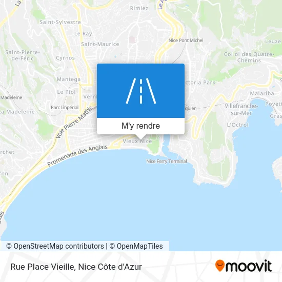 Rue Place Vieille plan