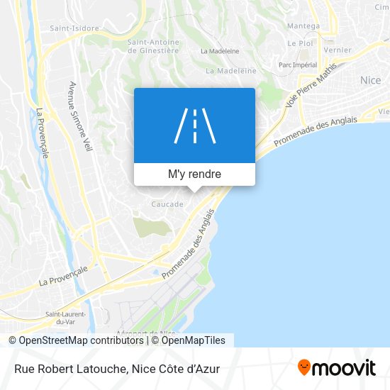 Rue Robert Latouche plan