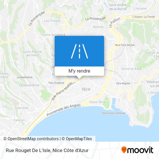 Rue Rouget De L'Isle plan