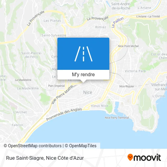 Rue Saint-Siagre plan