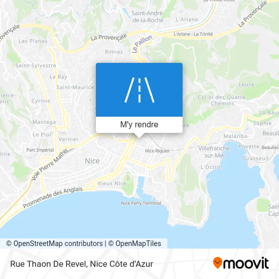 Rue Thaon De Revel plan